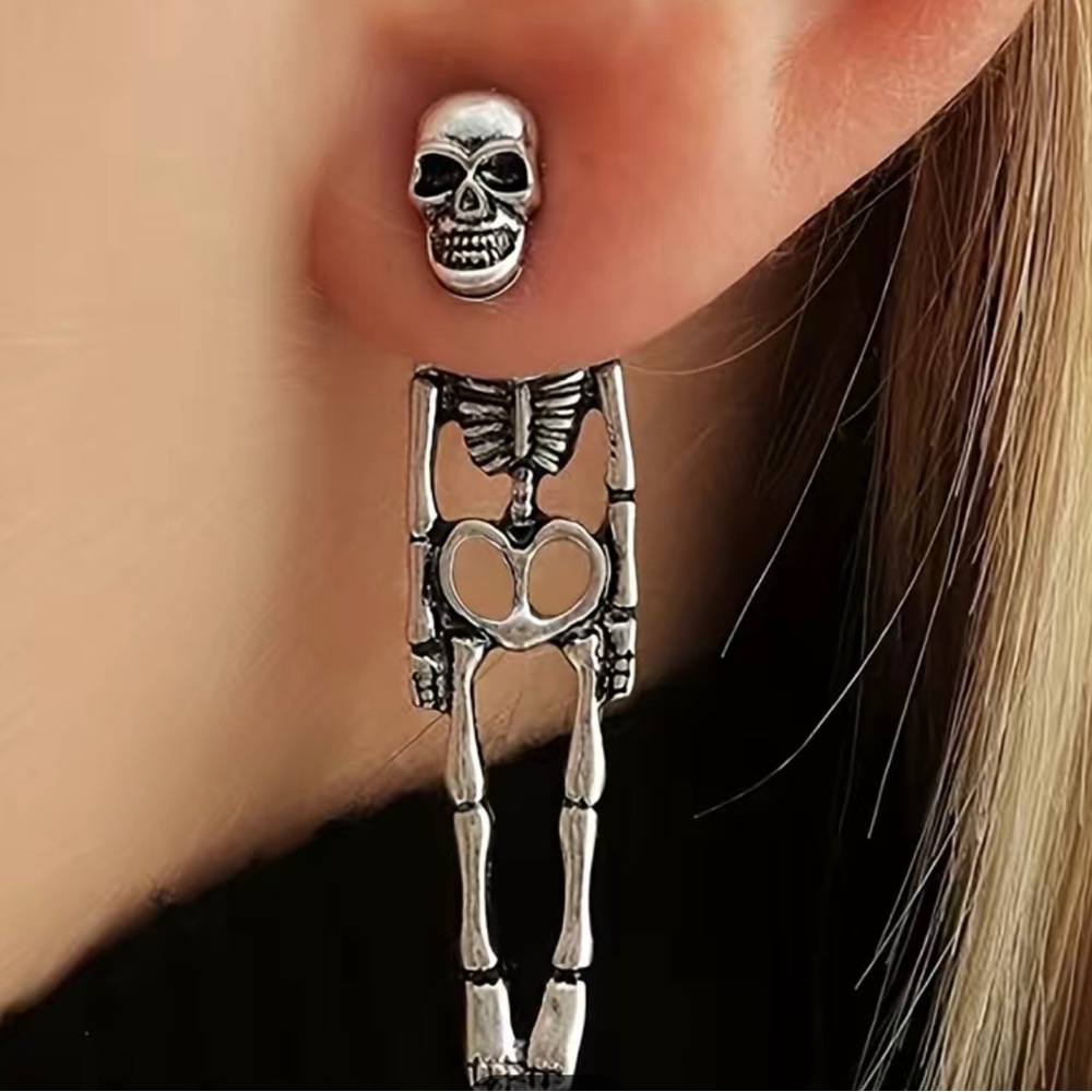New Skeleton Drop Earrings